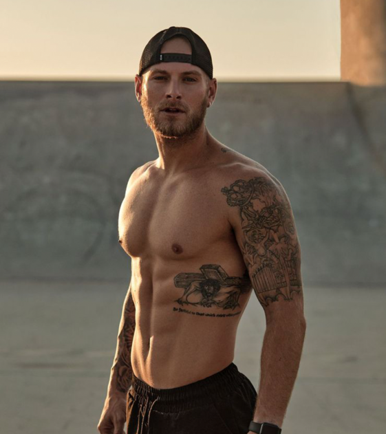 Meet Derek Pratt shown on a device