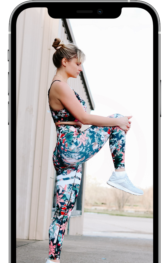 Sustainable workout programs shown on a device