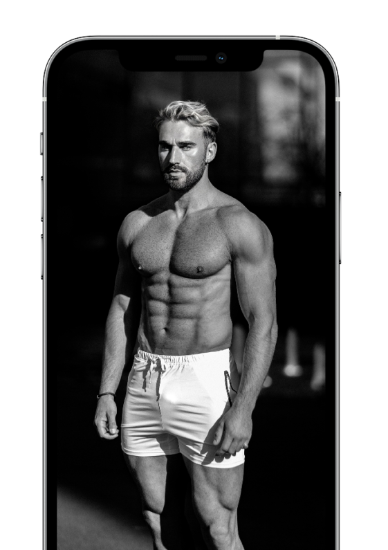 Achieve your fitness goals with my programming shown on a device