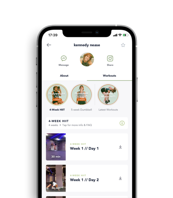 Dumbbell app discount