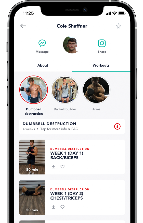 Cole Shaffner Fitness App