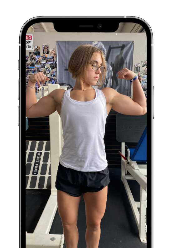 Workout with me for a full routine that feels good shown on a device