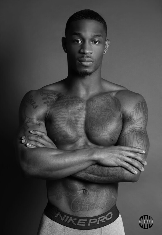 Meet Patrick Brackens shown on a device